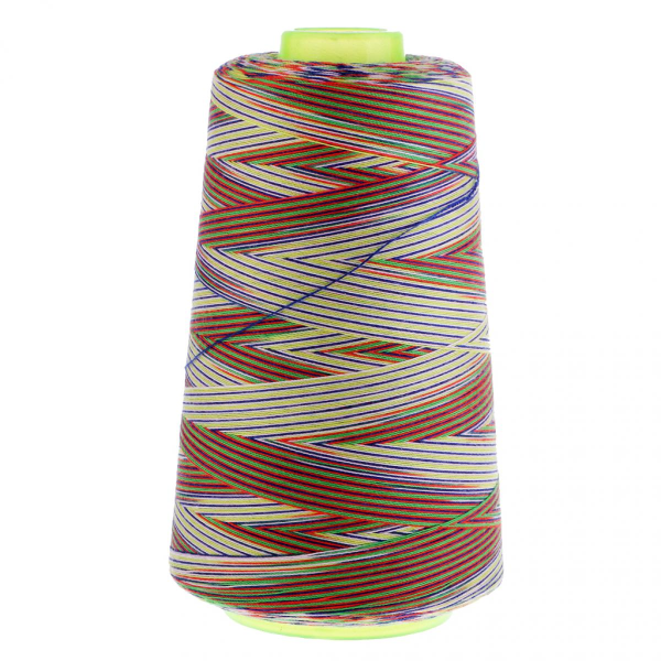 Spool Rainbow Polyester Symaskin All Purpose Sytråd Typ 3