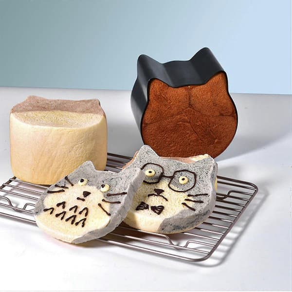 Toastkakeform Non-stick Søt Kattehode Toastboksform Brødform - S PXCL