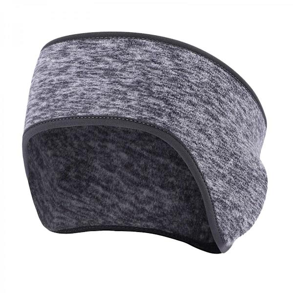 Fleece Öronmuffar Pannband Öronmuffar Kallt Väder Öronmuffar Unisex Svart