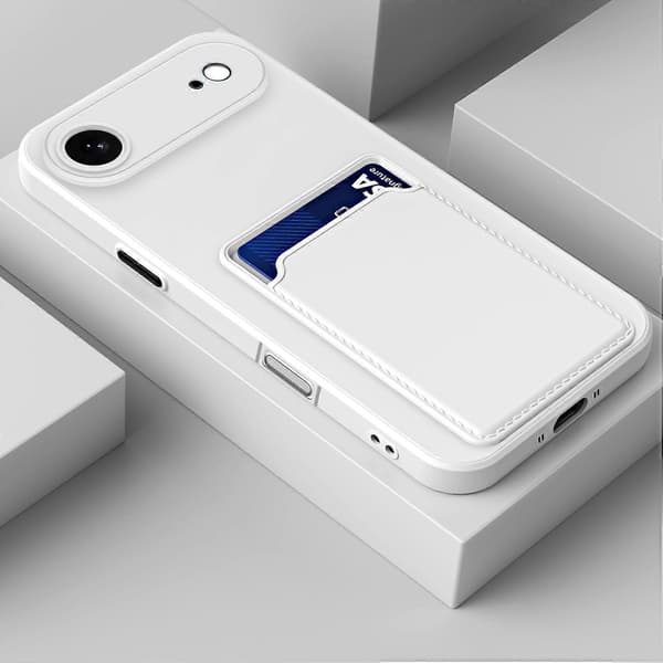 [RM] Kontrastfarget knapp TPU-deksel for iPhone 17 Air White For iPhone 17 Air