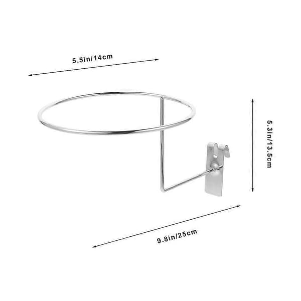 [RM]Hatholder til hatte Sølv Pegboard 4 stk. Baseball Volleyball Boldholder