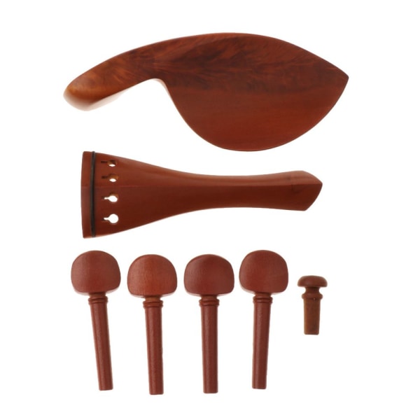 jujube violin Hakstöd + Stränghållare + Stämskruvar + Pinn för violin violin 3-4