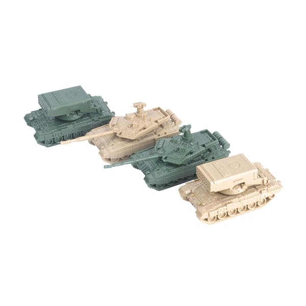 [RM]4 stk 1/144 Tankmodell 4D Moderne Tankmodell for gutter jenter bursdagsgaver