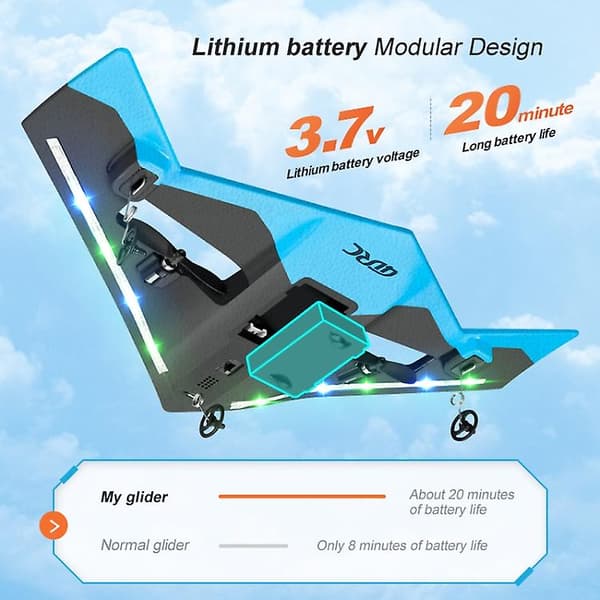 G4 Lighting Edition Fjernkontroll Flymodell Glider Blue