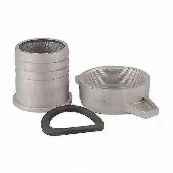 3-tommer benzinvandpumpefittings - aluminiumsrørforbindelse med gummipakning, skruenøgle inkluderet, 2-tommer forbindelse til pumpesystemer
