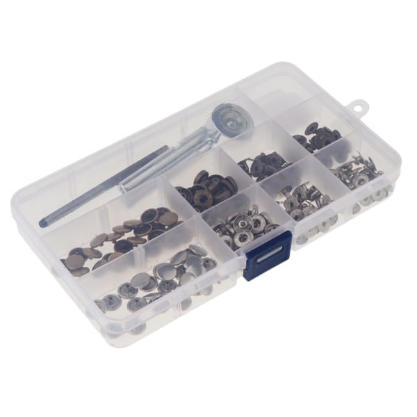 30 set sy tryckknappar läder tryckknappar tryckknapp läder tryckknapp 10mm