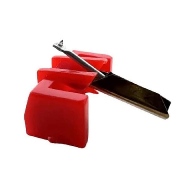 2X Erstatningsstiftnål til SANYO ST25 LENCO M100 M200 EXCEL ES70 VS80 ST40 LP Vinyl Pladespiller Red