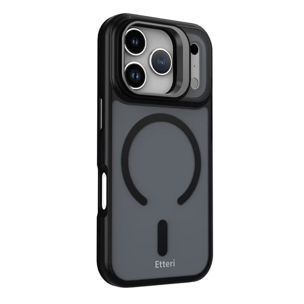 Etteri Morning Fog cover til iPhone 17 Pro Max / 18 Pro Max sort black