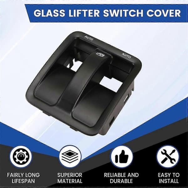 Center Dash Switch Bezel Glass Lifter Switch Cover 1RP74DX9AC til 2011-2017 Power Switch Bezel