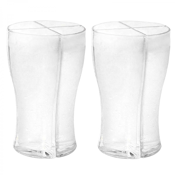 Schooner 4-i-1 Home Bar Öl Glas Party Holiday Drink Party Mug Clear S