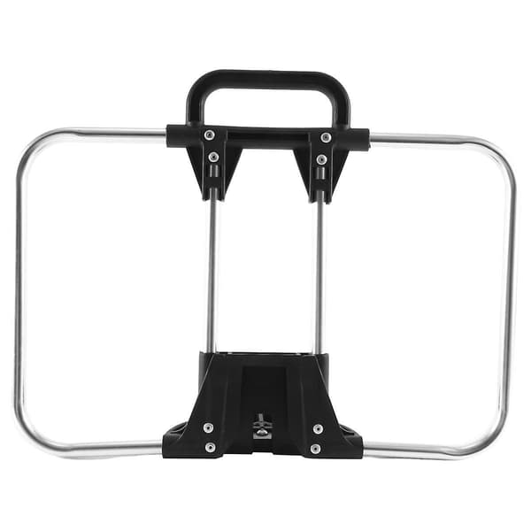 [RM] Foldable Bicycle Bag Basket Frame for Basket Bag Foldable Bicycle Accessories 40x26cm Silver