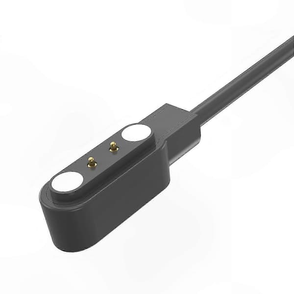 Hvit USB-ladekabel for smartklokker, kompatibel med C81-modeller, 24\"/39\" strømledning erstatning White
