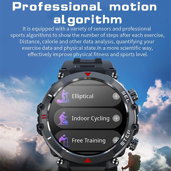 Cf11 1,39" Smart Armband Bluetooth Call Outdoor Health Sports Watch Med Puls, Blodtrycksövervakning Green