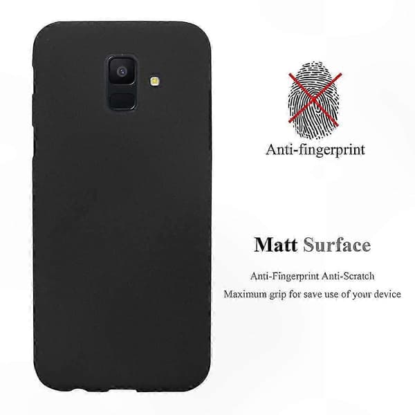 TPU skyddsfodral för Galaxy A6 2018 telefonfodral FROST BLACK Galaxy A6 2018