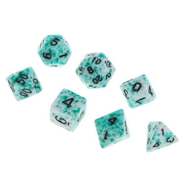 7 / Set med polyedriska plasttärningar för Du0026D Dungeons and Dragons spel leksak stil 4