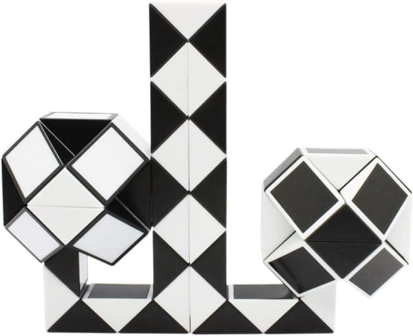 [RM]Magic Snake Cube Twist Puzzle 72 Wedges Sensory Fidget Stocking S