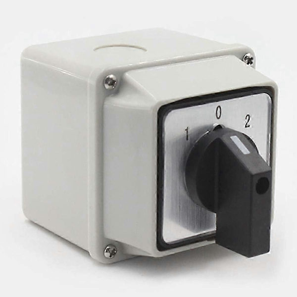 3-position 8-screw terminal Rotary Cam Switch