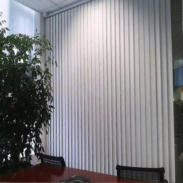 Vertikale persienner erstatningslameller PVC for vinduspersienner 3 stk hvit sett