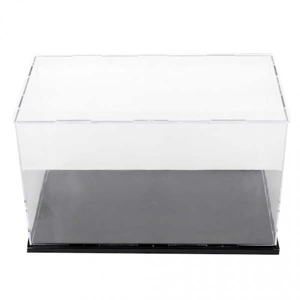 Klar Akryl Dammtät Displayfodral DIY Monteringsbox för Actionfigurer, 30x20x20cm