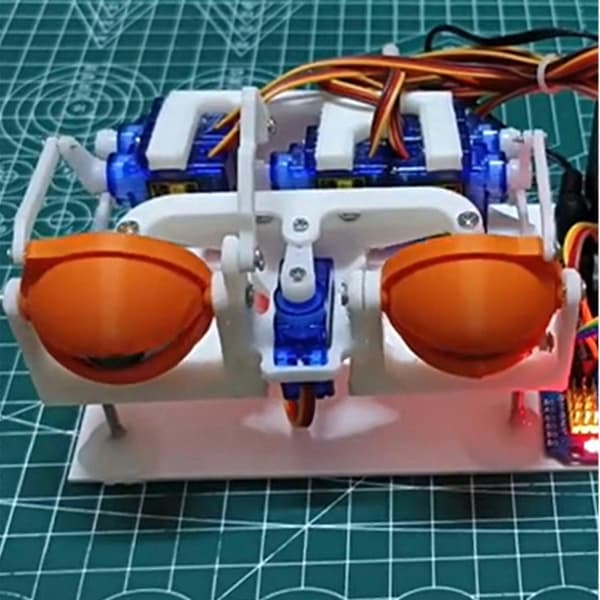 [RM]Animatroniska ögon DIY-kit, för Arduino Bionic robot SG90 servo Joystick-kontroll