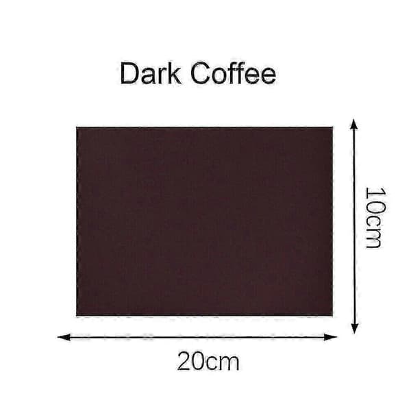 [RM]Dunjakke lapper - 13 farve selvklæbende vaskbart reparationssæt dark brown