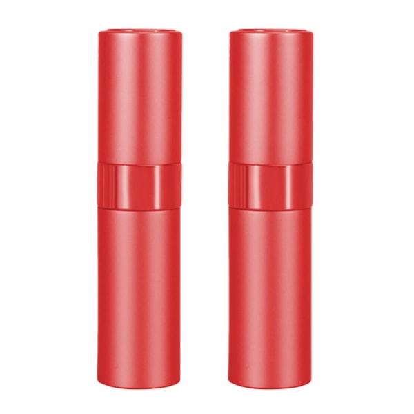 2 delar 8 ml parfymflaska, bärbar reseparfymflaska matte red