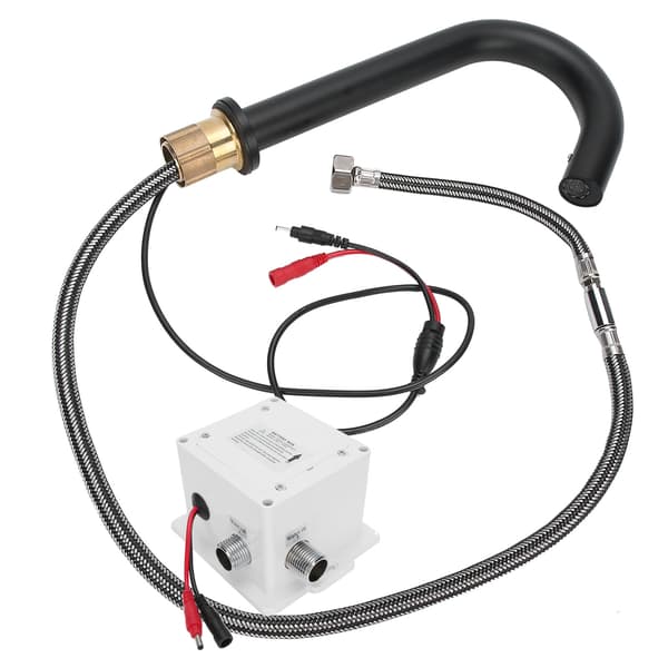 [RM]G1 2 Black Sensor Faucet Copper Vertical Intelligent Automatic Sink Faucet