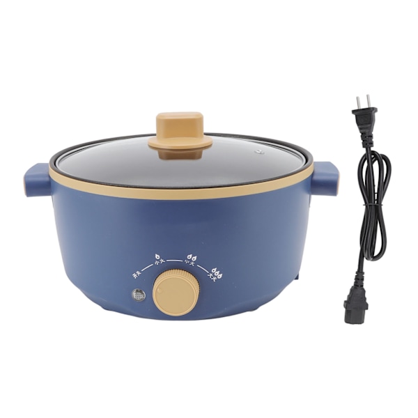 [RM]800W 2.5L Electric Pot 3 Speed Control Single Layer Multifunctional US Plug 110V