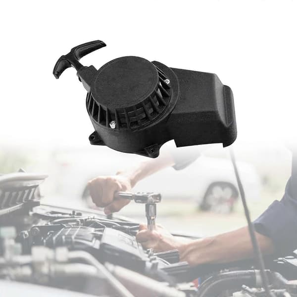 [RM]Trækstart Starter Erstatning Motorcykel Trækstart Starter til 47cc 49cc Pocket Bike Mini Dirt Starter Samling Silver
