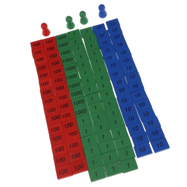 Träleksak, Pedagogisk Leksak, Matematikleksak, Räkneleksaker, Sifferspel, Förskoleinlärning, Läromedel, Barnleksaker