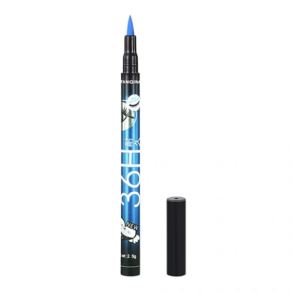 Stylo Eyeliner Liquide Precision Smudgeproof Eye Liner Definer Bleu Liner