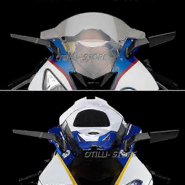 LED-blinklys sidespejle til BMW S1000RR 2019-2023, CNC aluminium, sort 2009 2018