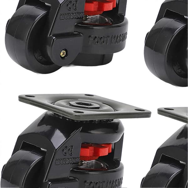 [RM]4 pcs Leveling Casters GD?60F Heavy Duty Industrial Roller Casters Leveling Wheels