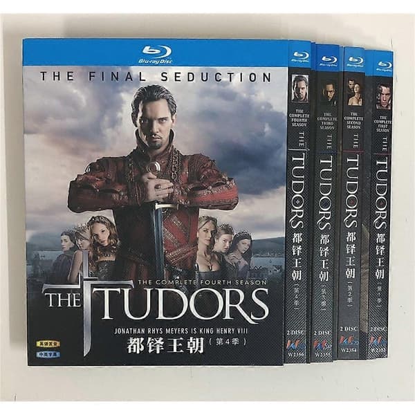 Klassisk TV-serie 'The Tudors' Sesong 1-4 BD Blu-ray-plate