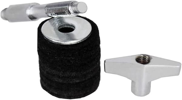 4-tums mini-cymbalstacker i metall för slagverk och trumdelar