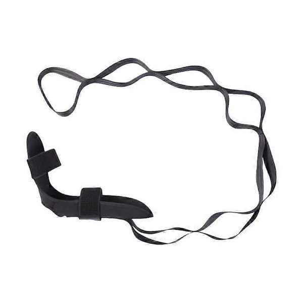 [RM]Hamstring Stretcher Stretching Strap Pull Strap Belte Justerbart Tøyebelte Treningsutstyr black