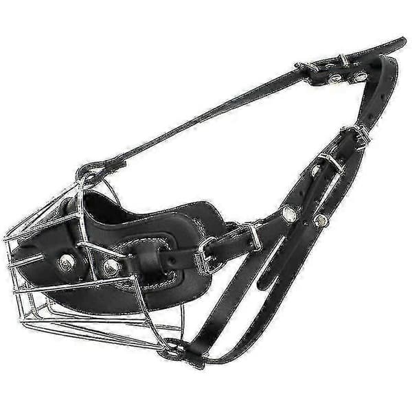 Super Metal Muzzle Koiran kuonokopat Nahkakuonokoppa isoille koirille L