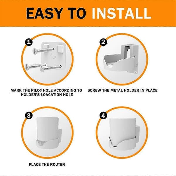 Wall Mount for Deco X20 X60 X50 X55 Wifi 6 Wall Mount with Cable Organizer Home Mesh Wifi S