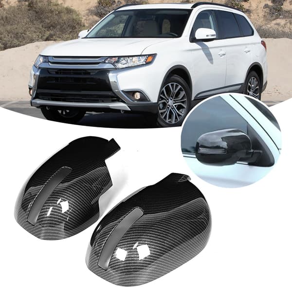 [RM] Karbonfiber speildeksel til Mitsubishi Outlander 2013 2016