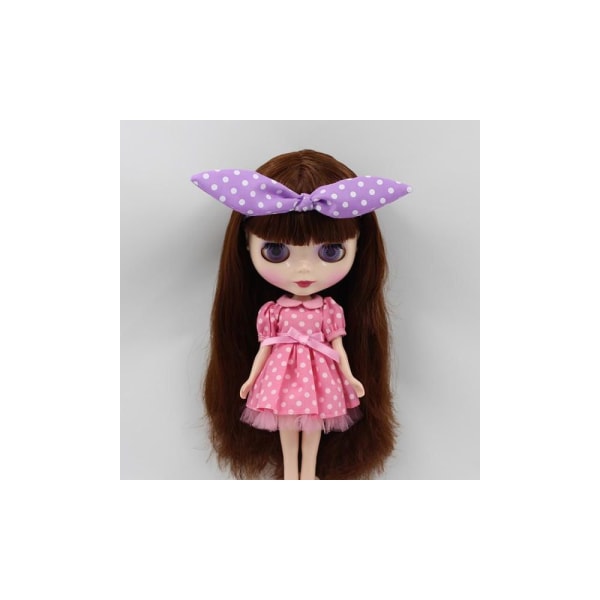 1/6 Lila Hårband Pannband För Smycken BJD Blythe Dockor Tillbehör
