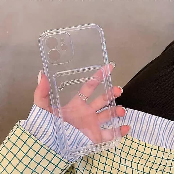 Telefondeksel til iPhone 13 Pro Max-deksel Myk silikon lommebok kortholder