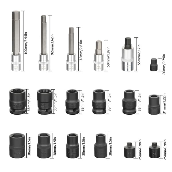[RM]Brake Caliper Screw Removal Socket Set for Efficient Maintenance