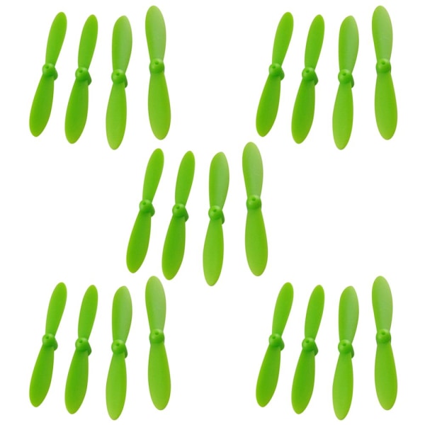 20 Stycken Propeller Propellrar För Cheerson CX 10 Mini Drone Grön