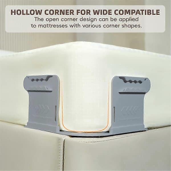 [RM]Open Corner Sheet Holder with Locking Straps, Heavy Duty Sheet Clips with Improved Mattress Straps, Ke 2025 walkbee