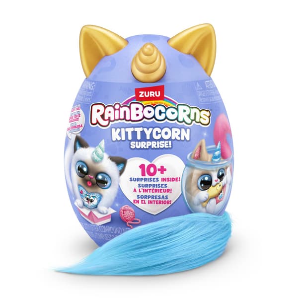 Rainbocorn Kittycorn Surprise Fluffy Tail flerfarget Multif\\u00e4rg multicolor