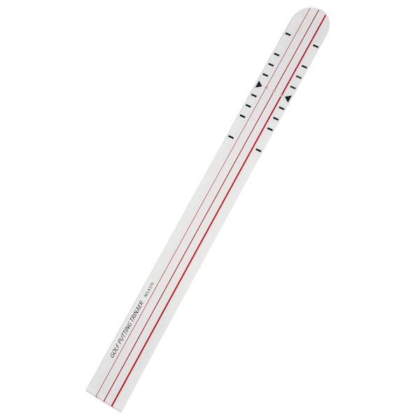 [RM]Golf Putting Mat Acrylic Accurate Scale Line Portable Double-Sided Straight Putt Training Tool