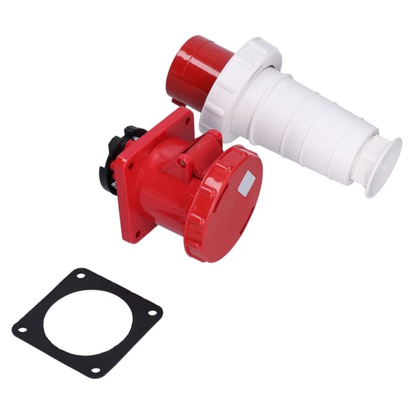 [RM] 3-Phase 4-Pin Industrial Socket Waterproof 380V 415V 63A 3P+E