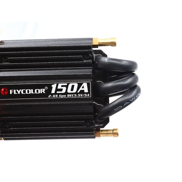 [RM]FlyMonster 150A vanntett børsteløs ESC m/ SBEC RC båtmotor hastighetskontroll Musta