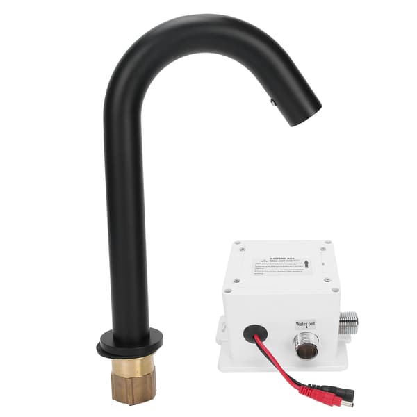 [RM]G1 2 Black Sensor Faucet Copper Vertical Intelligent Automatic Sink Faucet