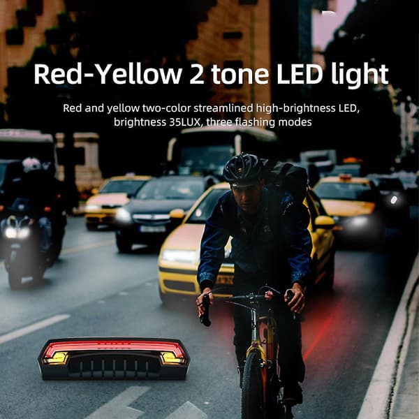 [RM][11D]MEILAN Bicycle Taillight Wireless Remote Control Turn Signal MTB Smart Brake